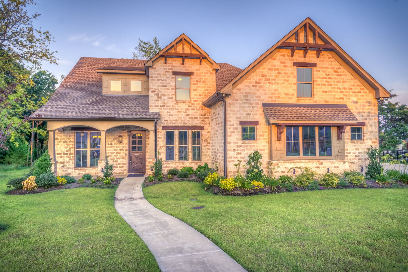 Larger suburban home exterior